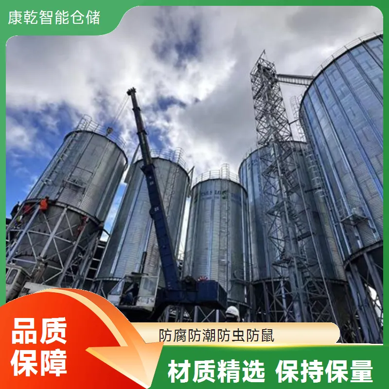 康乾 50吨装配式钢板仓 热镀锌加厚 粮食存储专用