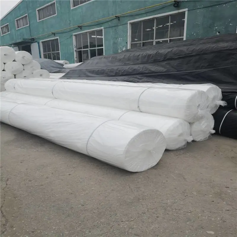 泉州公路养护涤纶短纤无纺布 道路施工用300g土工布RunYe/润业土工厂家供应