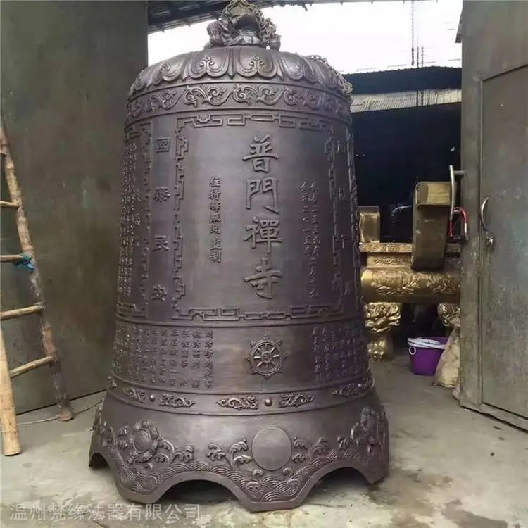 梵缘法器 青铜黄铜大钟 铜钟做工精致 品种规格多