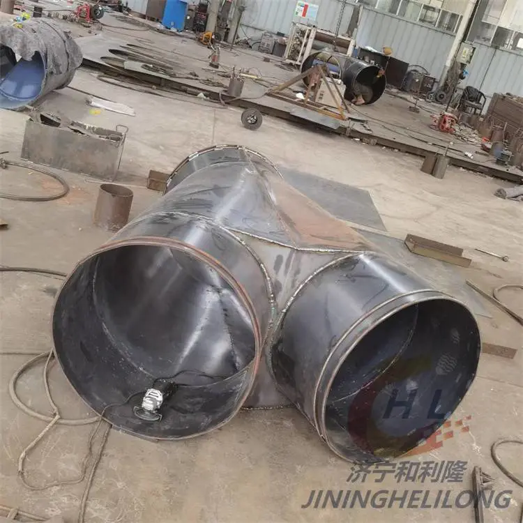 定做 口径800mm铁质风筒分风器 焊接工艺 通风机分流器 和利隆