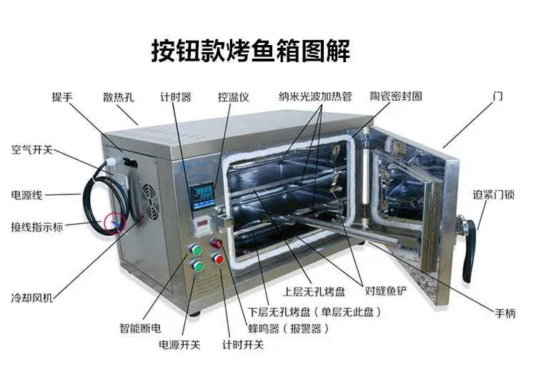 海南五指山 电烤鱼箱烤鱼怎么样? 玖子仟弘电烤箱支持