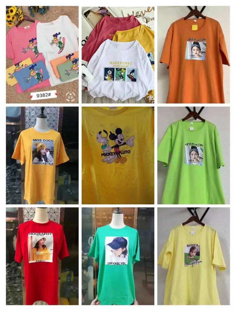 杂款5元女T恤衫批发网服装厂家批发货源辽宁葫芦岛次去义乌小量进货