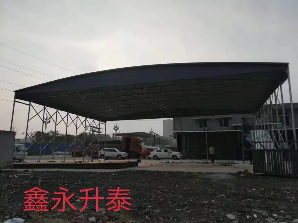 重庆石柱县 移动雨棚轨道式-资质齐全