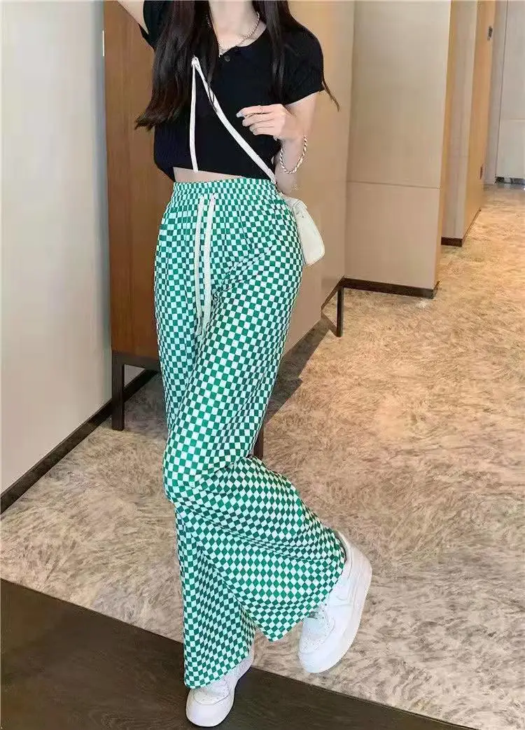 河北邢台巨鹿裤子女休闲裤显瘦夜市休闲阔腿裤休闲裤批发