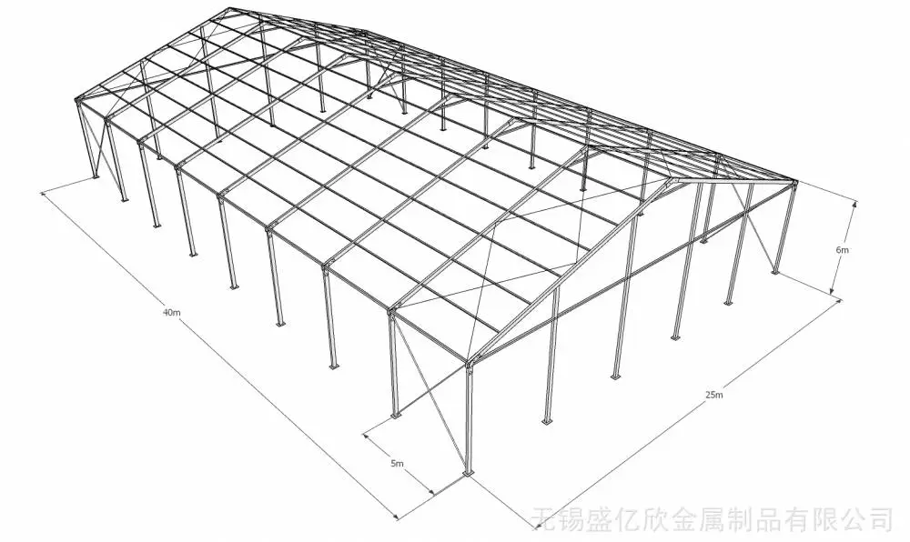篮球运动大棚蓬房铝合金棚使用***用途广泛