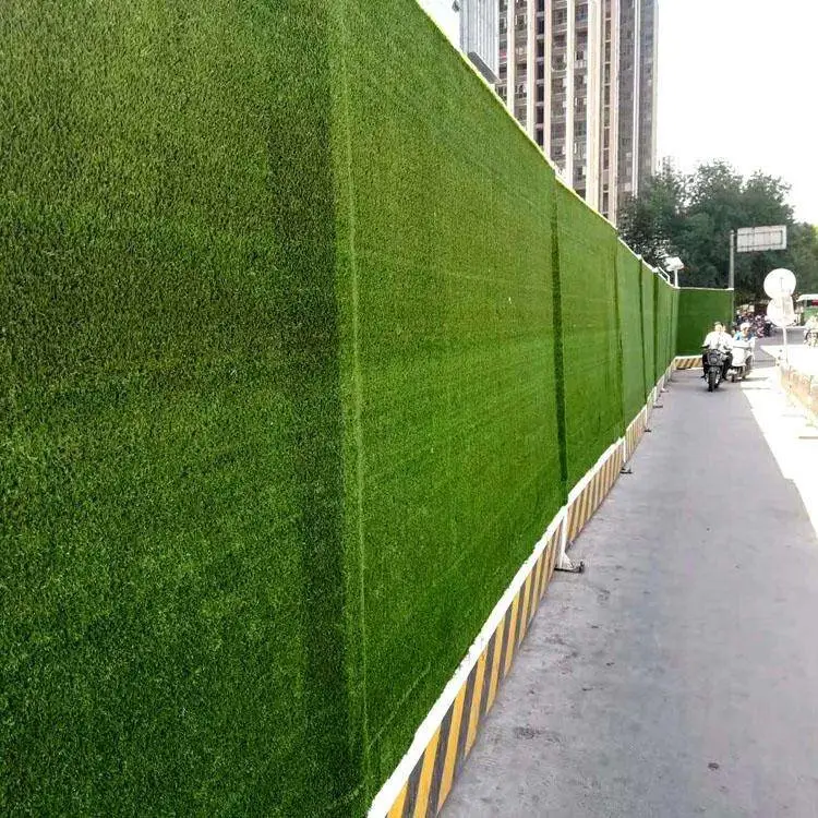 楼盘人造植物草坪 万立森道路施工围挡草坪 呼伦贝尔施工临时围挡假草坪