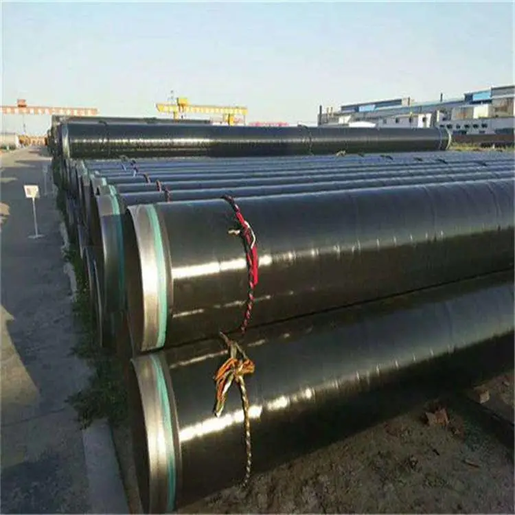 黑夹克保温钢管 3pe防腐钢管规格型号外镀锌内涂塑钢管 天元防腐丹东