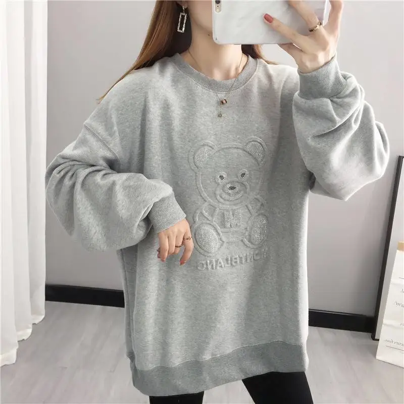 一般批发衣服去哪里拿货韩版新款印花秋冬外贸尾货卫衣批发工地衣服在哪里批发