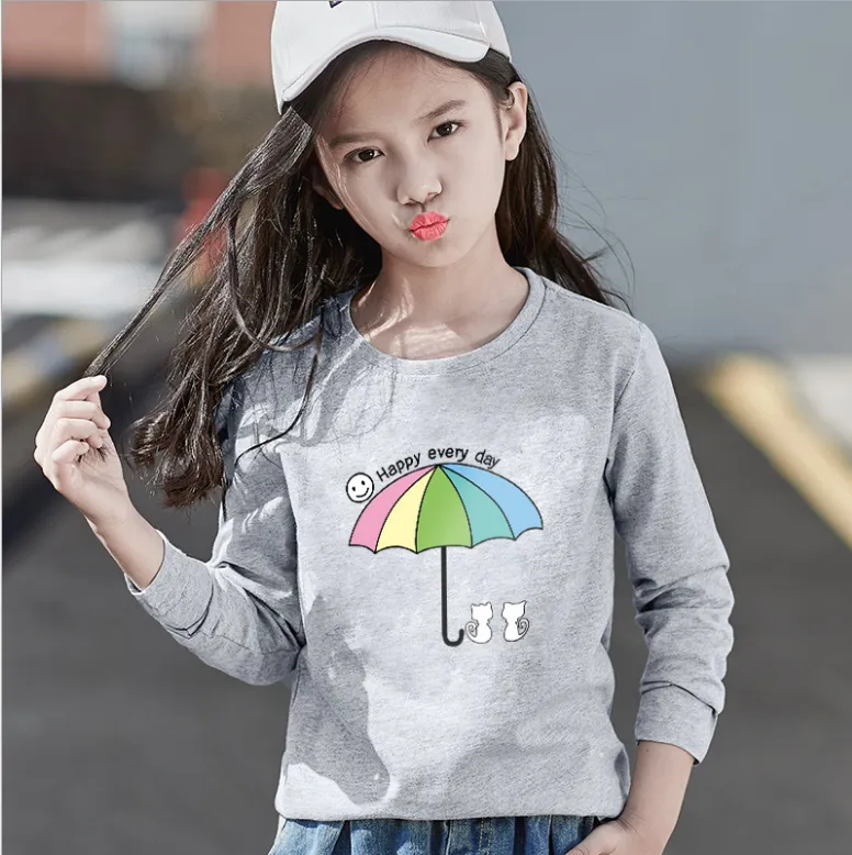 浙江温州一手服装童装工厂直销外贸 几岁的地摊童打底衣瑞丽中小童长袖T恤