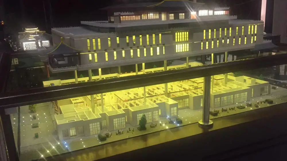 匠心地产沙盘 呈现建筑与园林之美