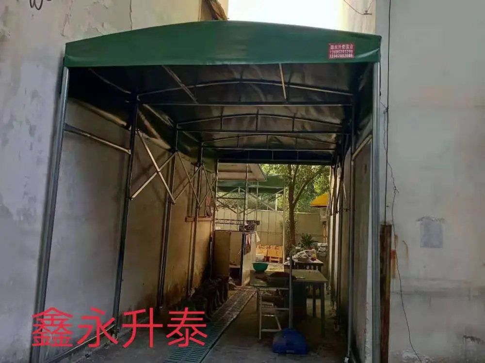重庆江津 伸缩雨棚图片-供应