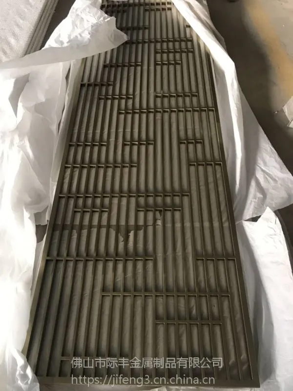 定制金属隔断 装饰不锈钢屏风简欧金属屏风常州