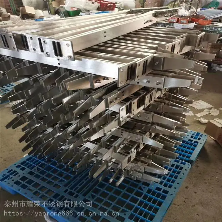 不锈钢玻璃栏杆 企业 304不锈钢楼梯扶手 按图定制