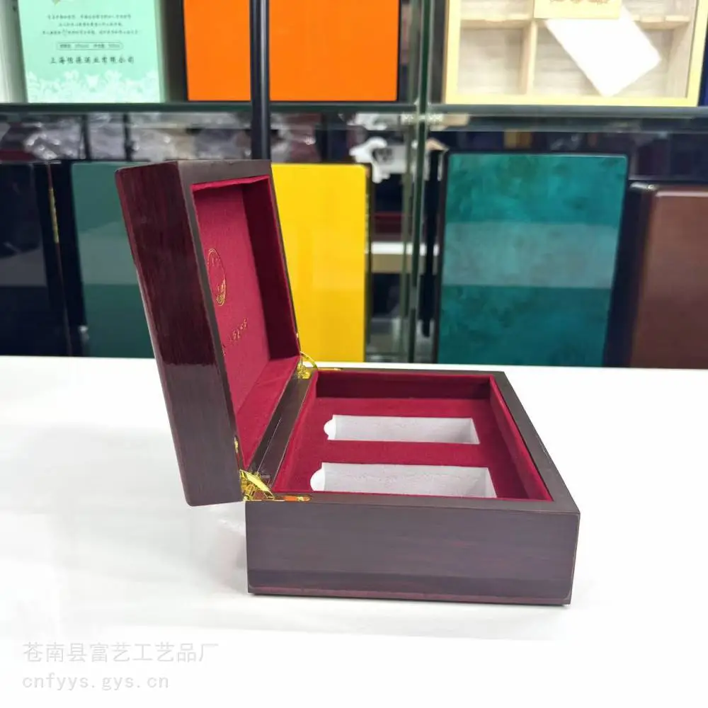 木盒加工厂 茶叶实木盒 木盒定制厂家 米醋木盒包装龙港木盒厂