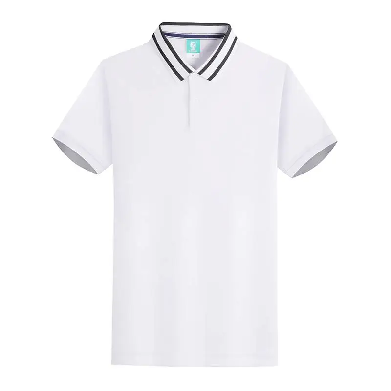 夏季短袖翻领工作服定制t恤广告polo衫印字logo工衣服厂服 E-332