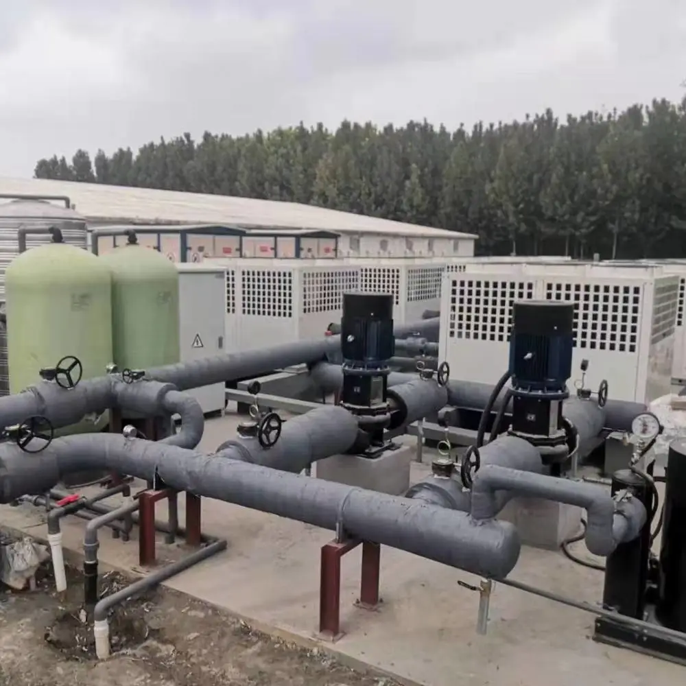 电供暖工程公司 空气能热泵热水工程厂家