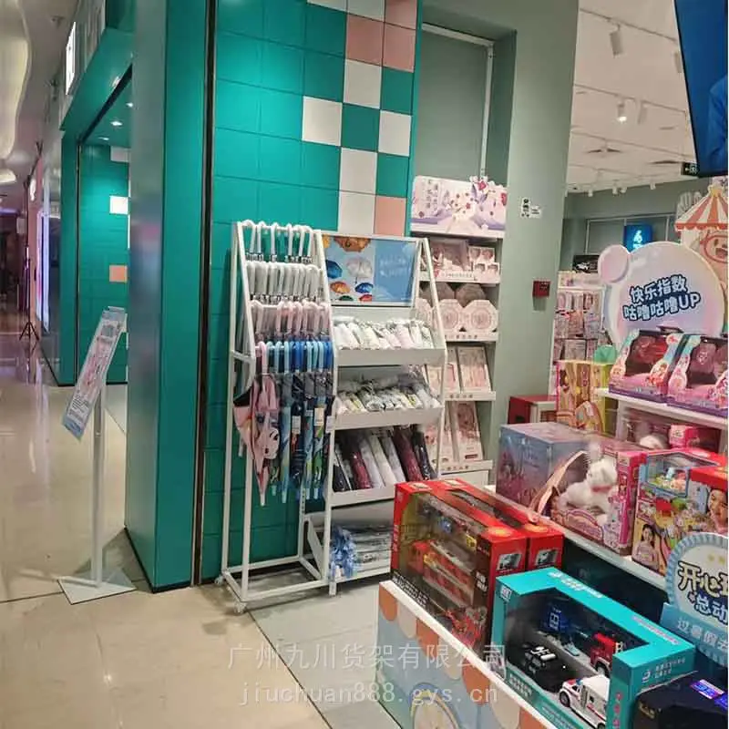 饰品展示柜挂项链架子文具中岛首饰陈列耳环货架谷子精品店展示架