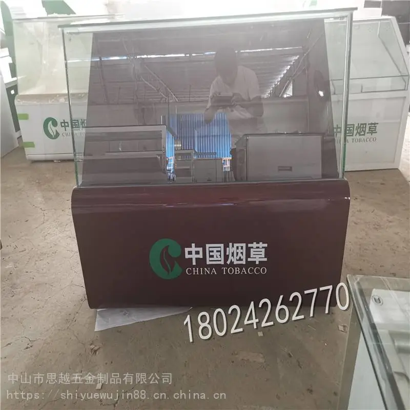玻璃柜台柜高柜烟柜收银台展示架烟柜台定制