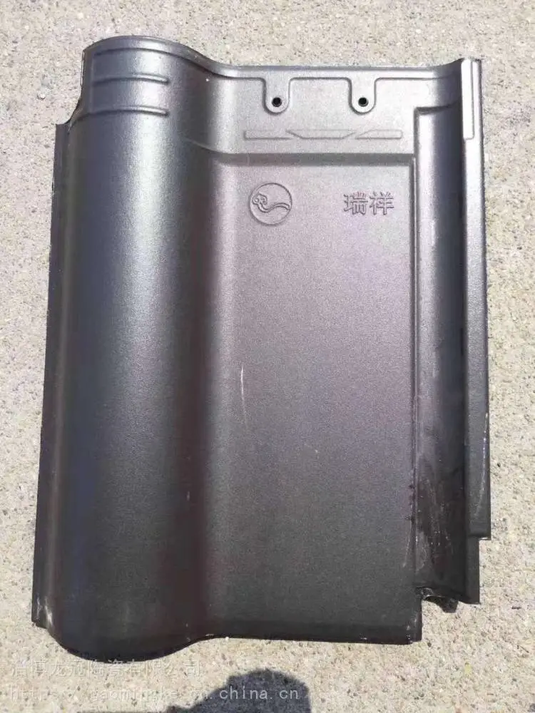 淄博西式瓦厂家制造 屋面瓦 墙头瓦 双筒瓦 波形瓦 绿色环保不龟裂