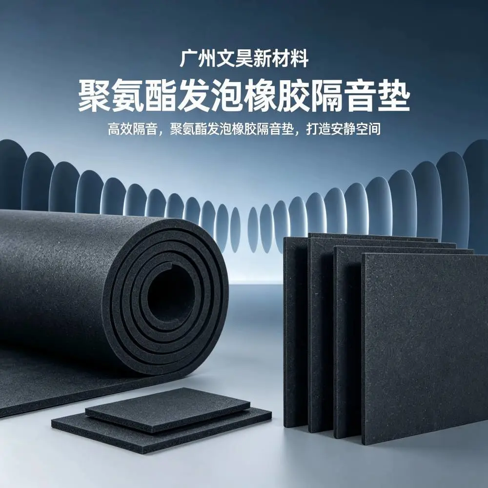 聚氨酯发泡橡胶隔音垫 健身房减震 隔音垫 阻燃 支持定制