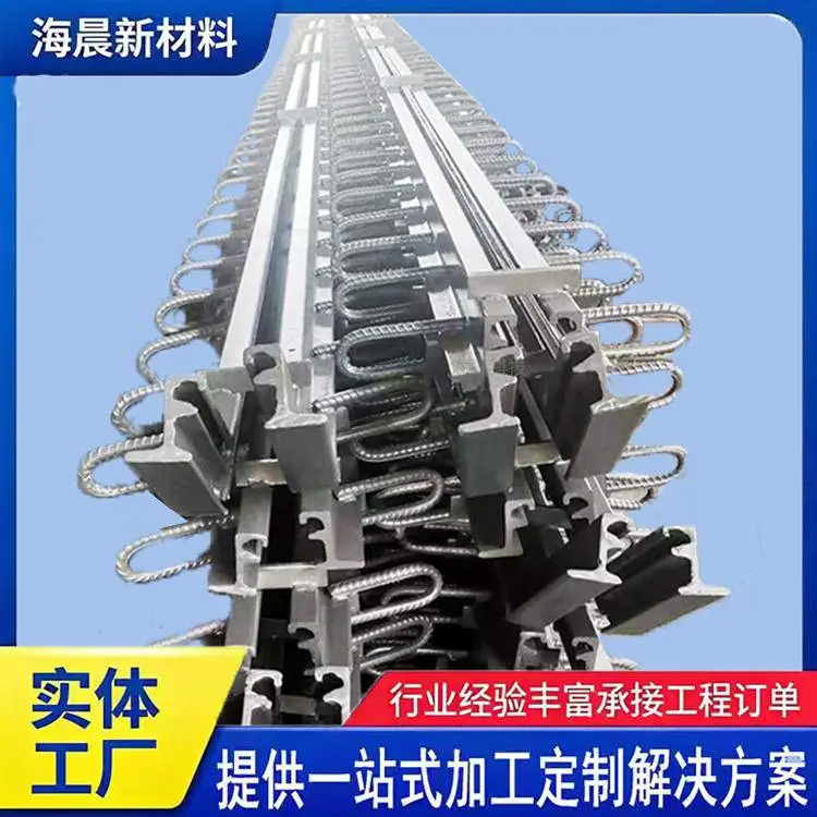 桥梁伸缩缝D60 D80 现场指导安装 模数式160型变形缝 更换施工 海晨