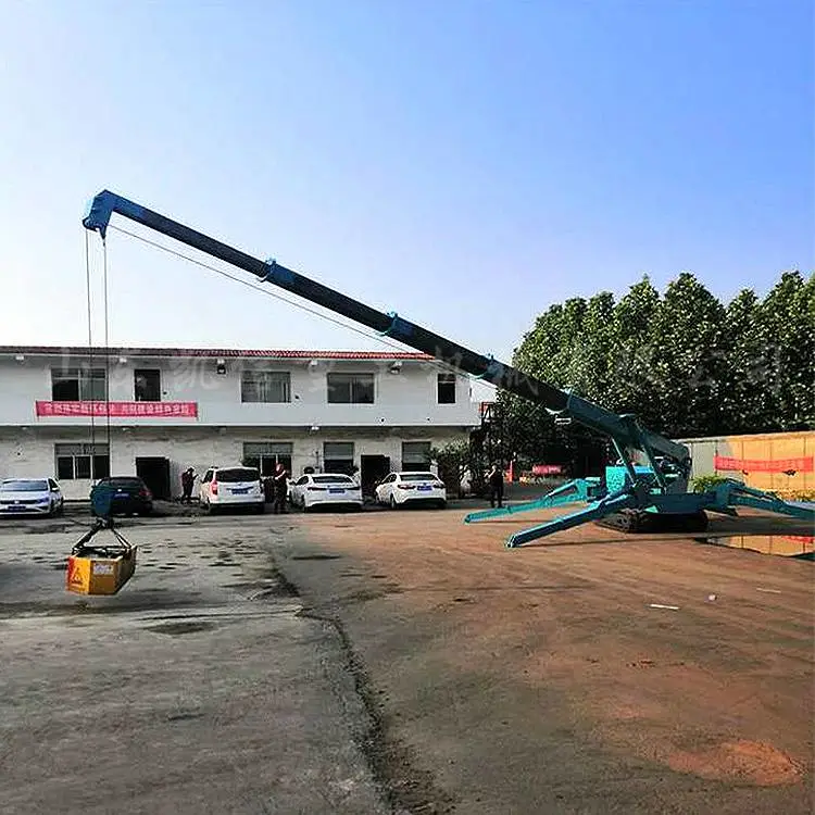 蜘蛛吊5吨 油电两用吊车 履带式蜘蛛吊 蜘蛛吊车价格表