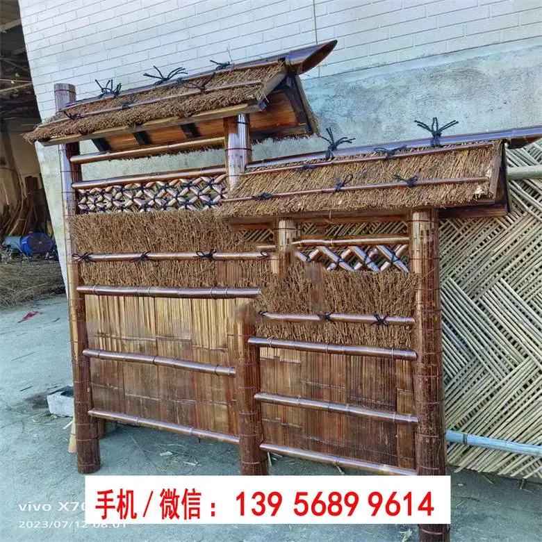 崇左市 竹篱笆 竹子护栏宁波市北仑仿竹栏杆仿竹护栏