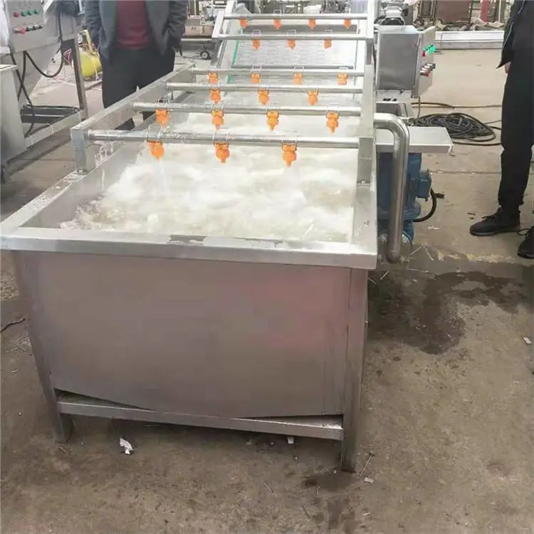 景翔牌高压喷淋洗姜机 药材清洗机 洗菜机直销批发
