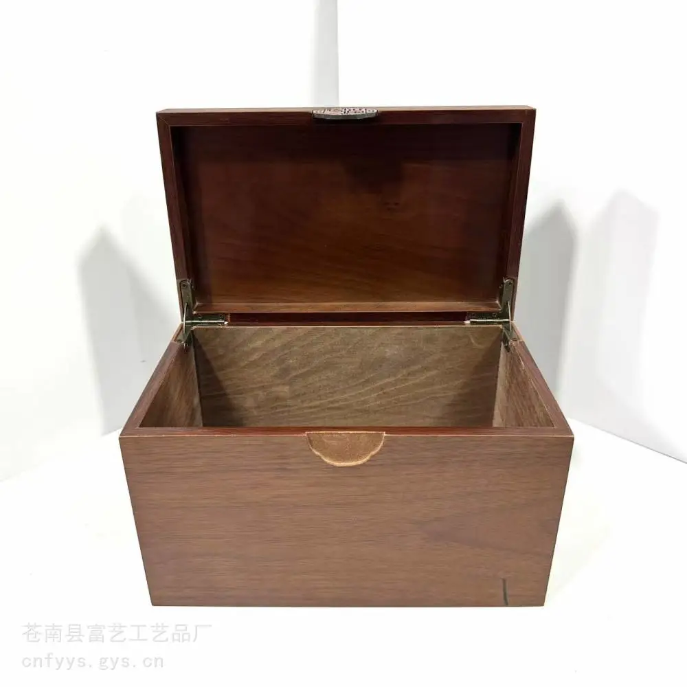 沉香木盒 礼品盒定做 中药丸木盒包装 黑色烤漆木盒龙港木盒厂