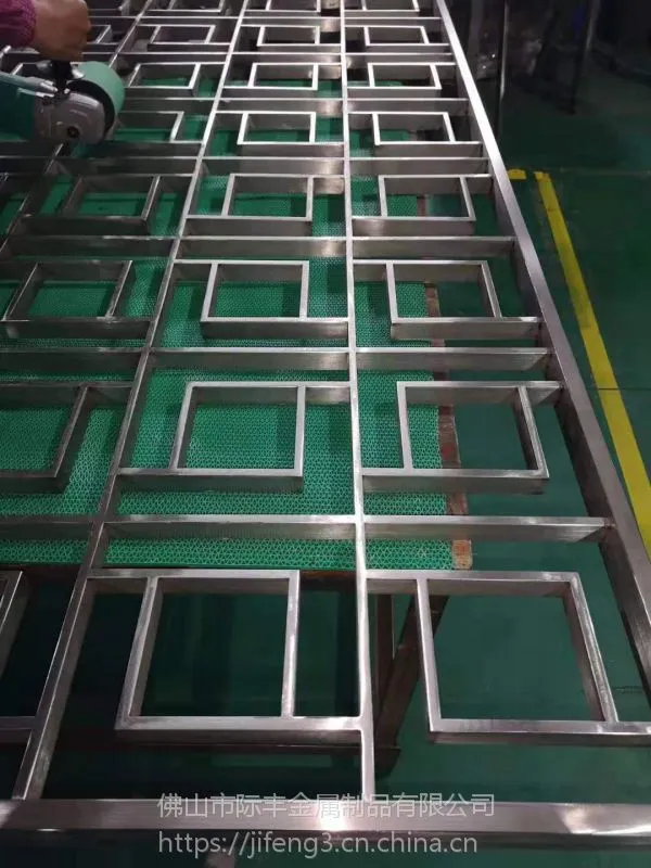 定制金属隔断 装饰不锈钢屏风简欧金属屏风常州