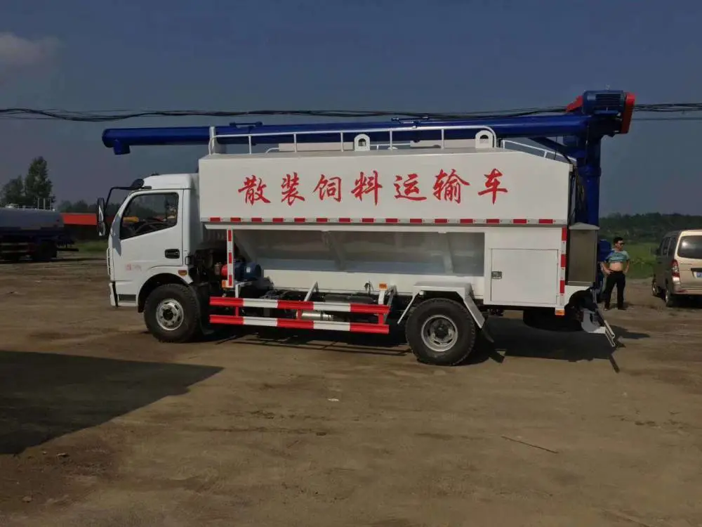 西宁东风饲料散装罐车多少钱一台