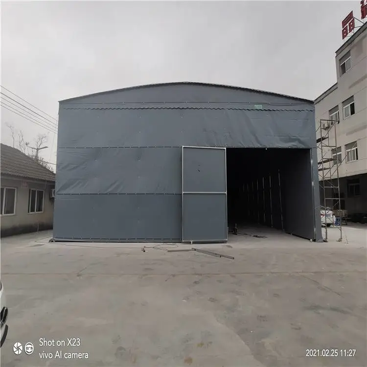 淮安涟水 电动遮阳棚伸缩式雨棚 电动伸缩蓬 小跨度成品安装简单