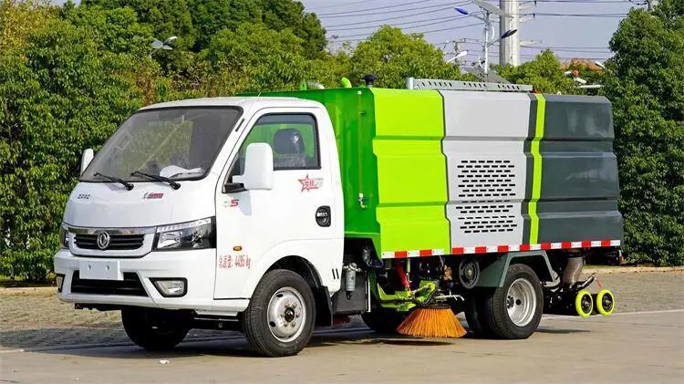 路障清扫车视频 纯吸式扫地车视频 8方扫路车道路清扫车