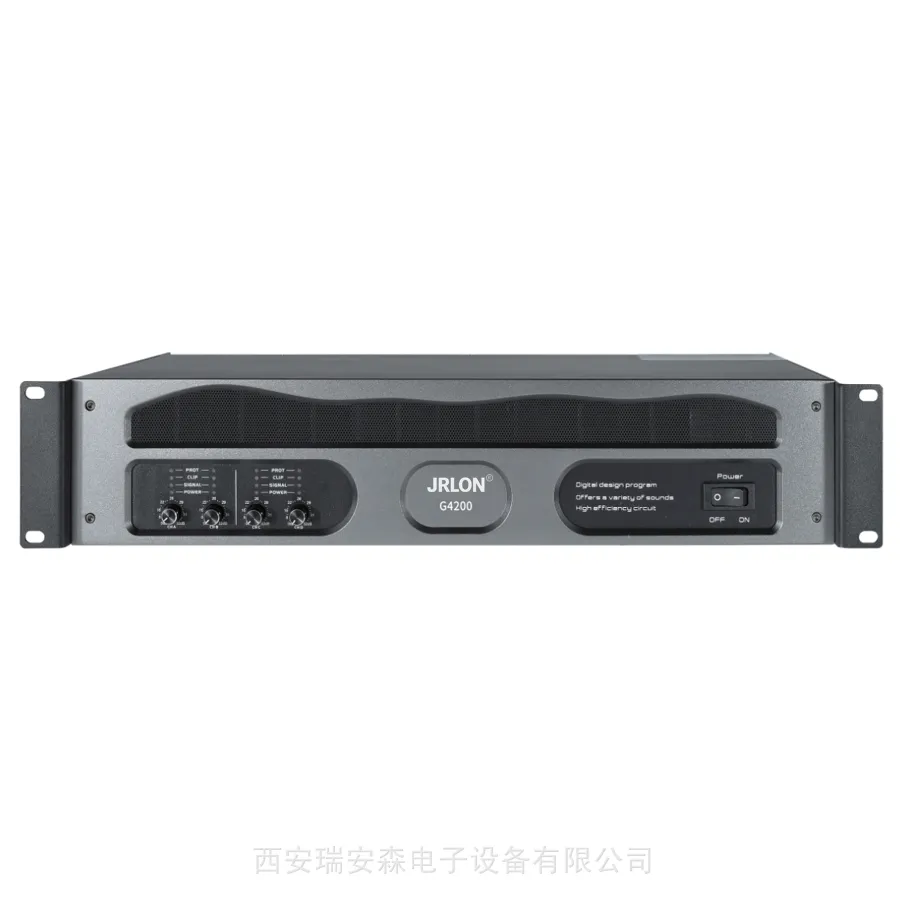 JRLON音响 G4010 四通道立体声功放(4*1000W/8Ω定阻)