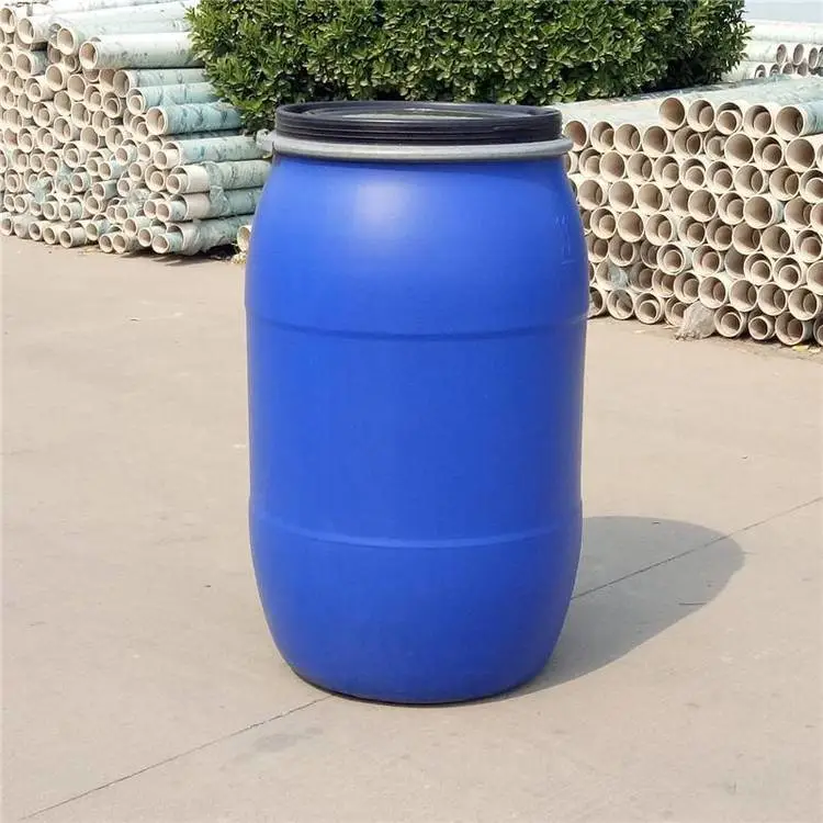 新佳200升大口桶200L铁箍桶200公斤法兰桶