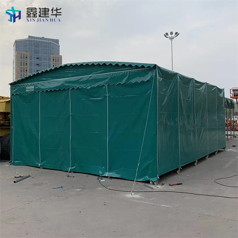 龙岩落地雨棚仓库棚细节图