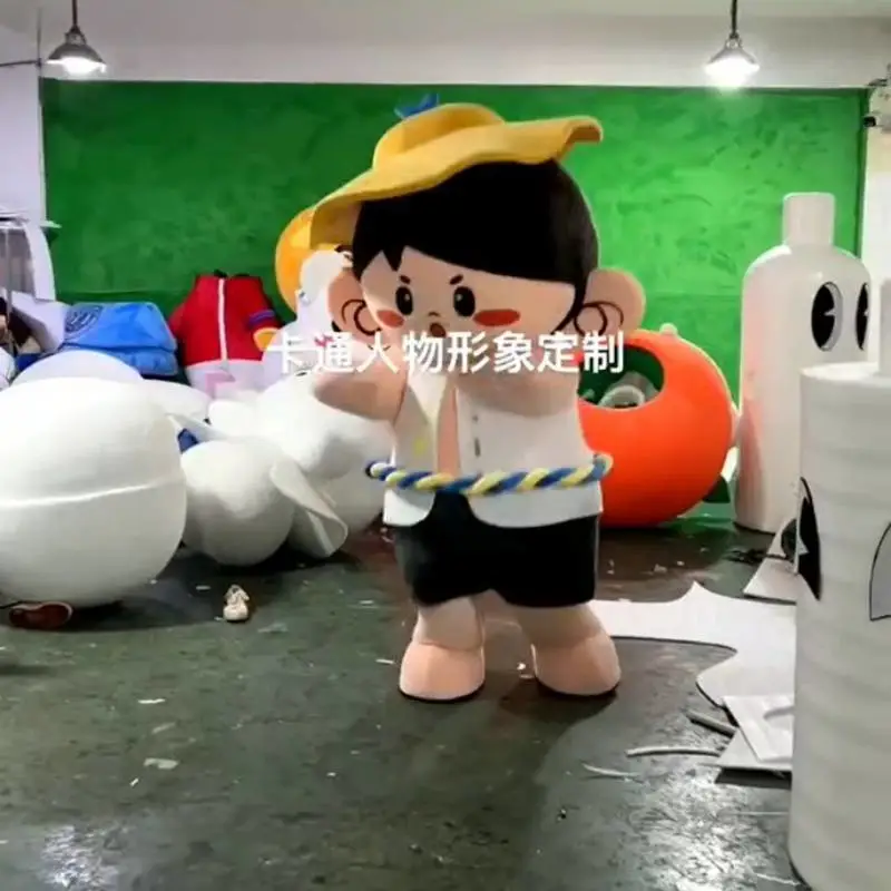 企业吉祥物定制 流行毛绒材质 专属服饰设计 可爱萌趣形象定制