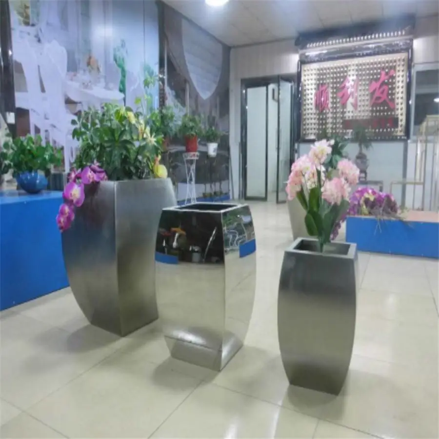 四川南充 不锈钢花箱 户外景观花箱 景观花箱制作