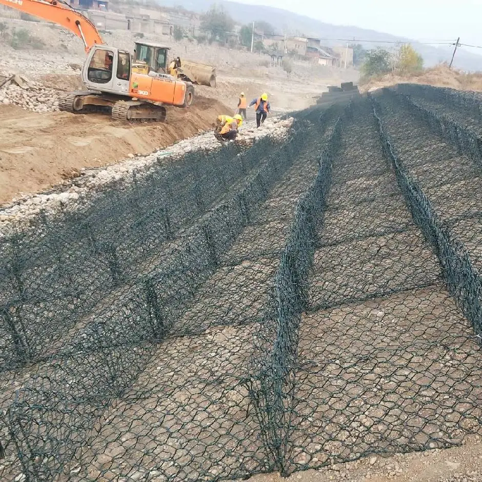 联企网业石笼网 格宾网 铅丝笼 公路护脚墙 ***格