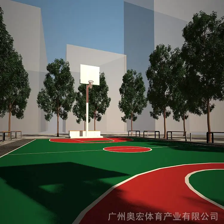 九江硅pu篮球场 九江篮球场施工价格 篮球场塑胶地