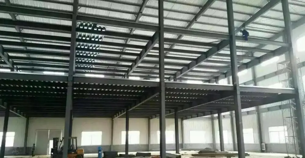 千顺达石家庄裕华钢结构搭建钢结构复式层制作