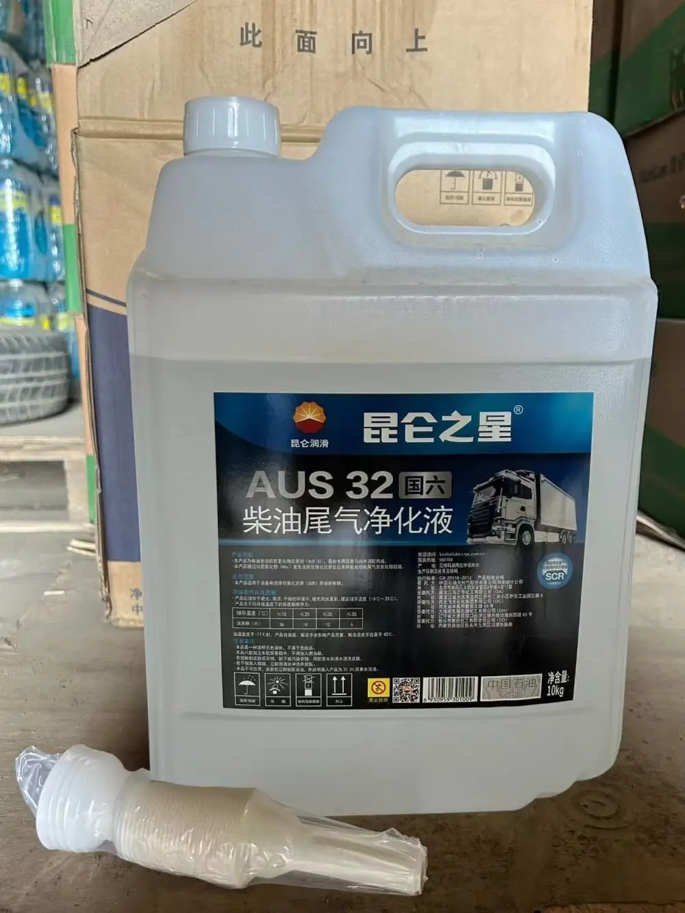 昆仑之星尿素 国六柴油尾气净化液AUS32中国石油10KG/桶