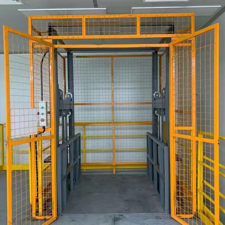 厂家直销液压货梯,供应导轨式升降液压货梯,无噪音货梯