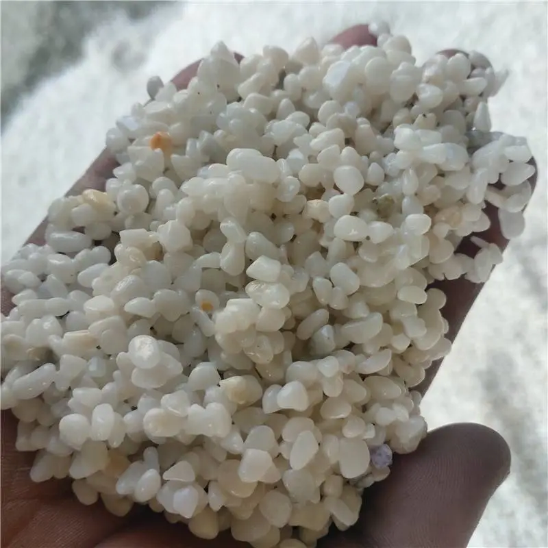 供应彩色石子 石家庄装饰用雨花石 水磨石石子