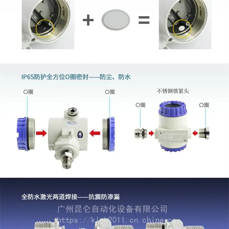 昆仑 磁性双界面静压液位变送器 压力式静压液位变送器 常年供应