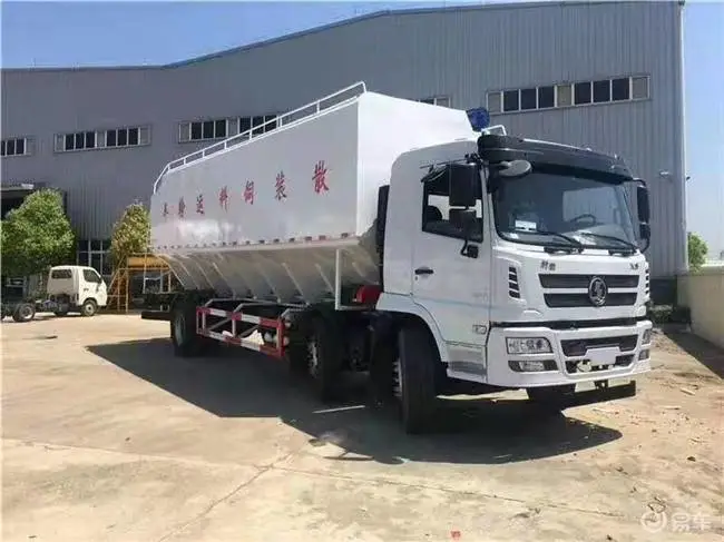 江淮***后六多功能饲料车-拉饲料汽车可拉不同饲l料