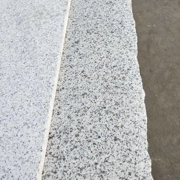 随州芝麻白 花岗岩白麻石荔枝面 白麻石干挂板 经久耐用