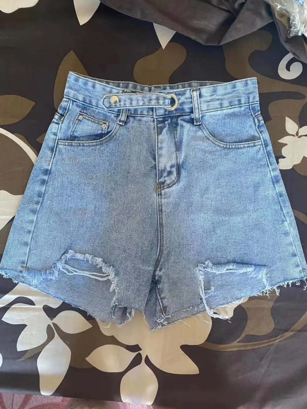 厂家亏本大甩卖赶集绣花女高腰短裙 江西吉安进货渠道广州增城牛仔裤批发