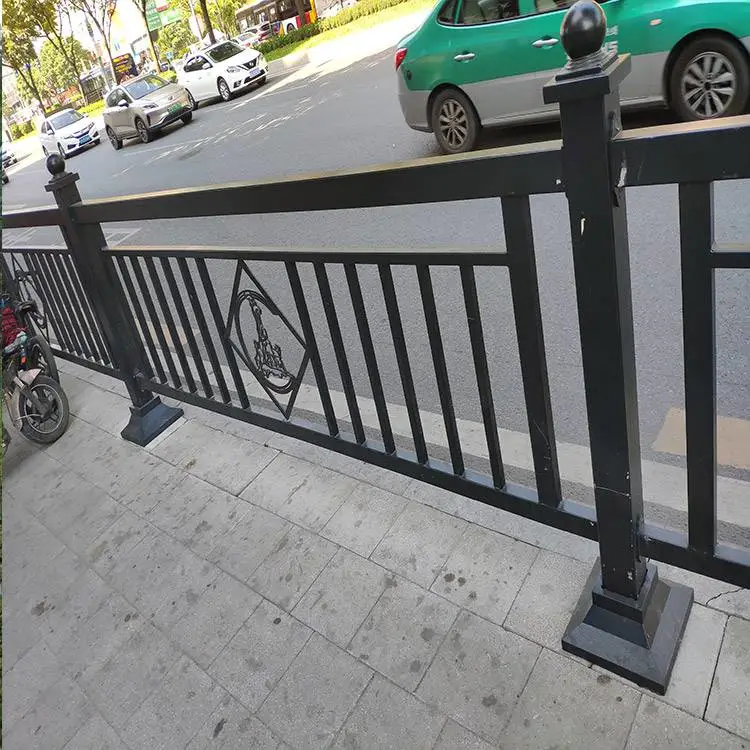 河源公路栏杆批发 市政道路隔离栏 汕头道路围栏标志