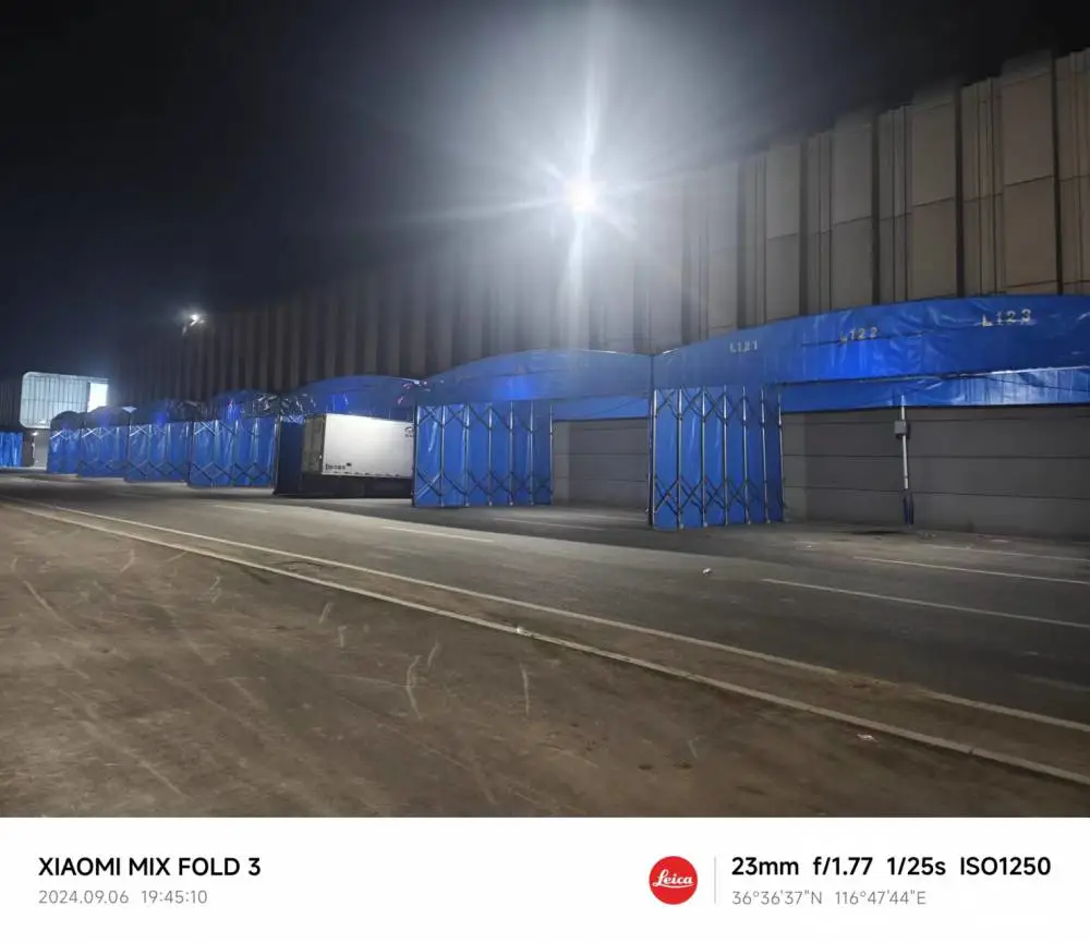 移动防雨棚厂家 大型电动移动推拉蓬厂房仓库伸缩式活动帐篷